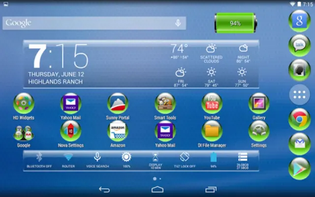 LC Green Sphere Theme android App screenshot 1