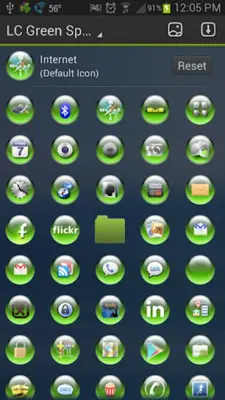 LC Green Sphere Theme android App screenshot 2