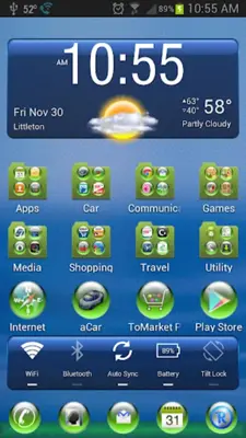 LC Green Sphere Theme android App screenshot 3